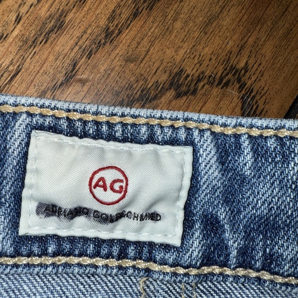 AG Adriano Goldschmied Darted Hailey Ex-Boyfriend Denim Cut Off‎ Shorts 26R 2" - Picture 5 of 9